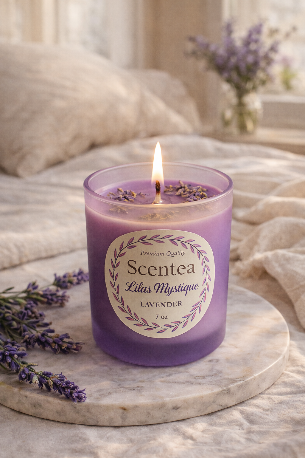 Lilas Mystique Lavender Candle | Scentea