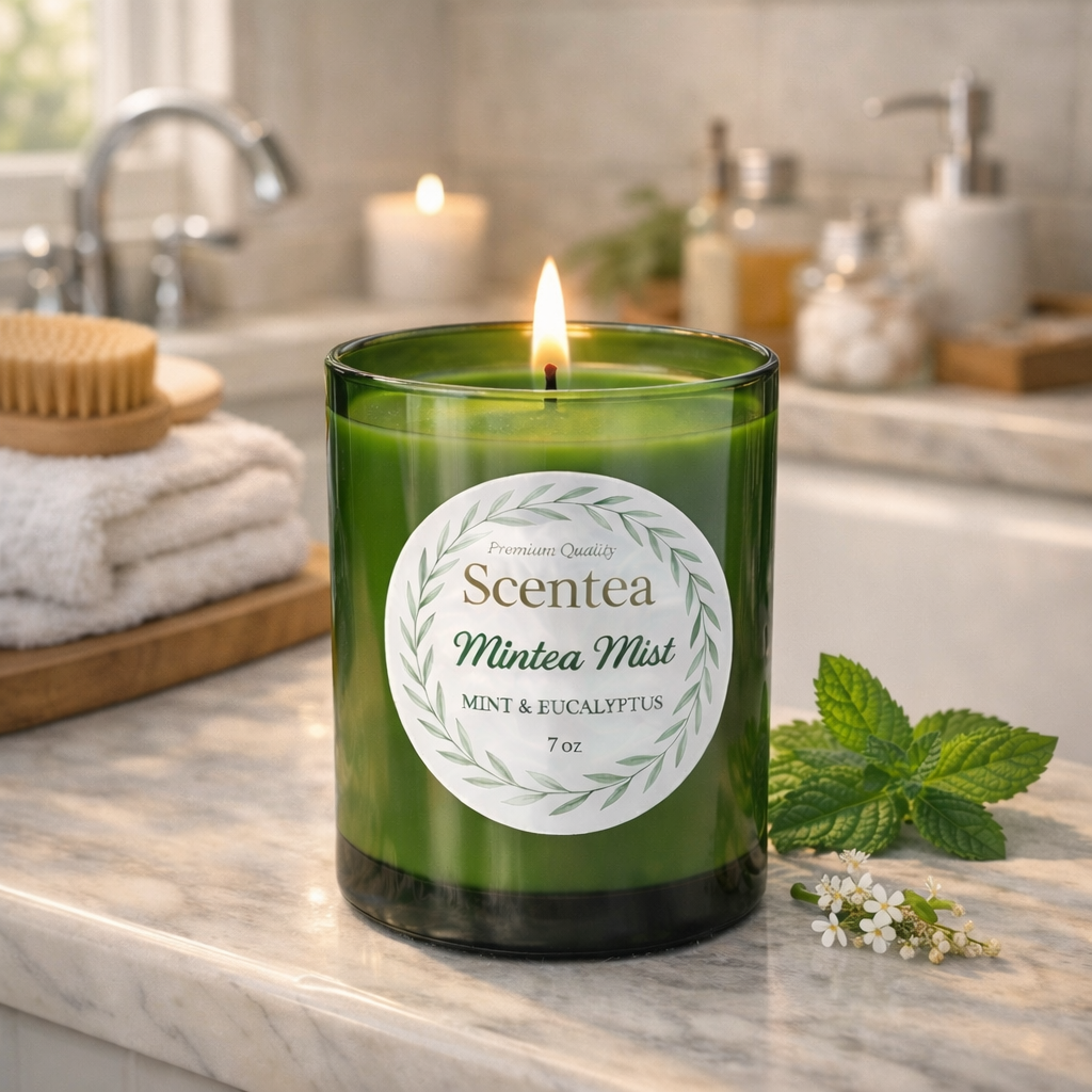Mintea Mist Mint & Eucalyptus Candle | Scentea